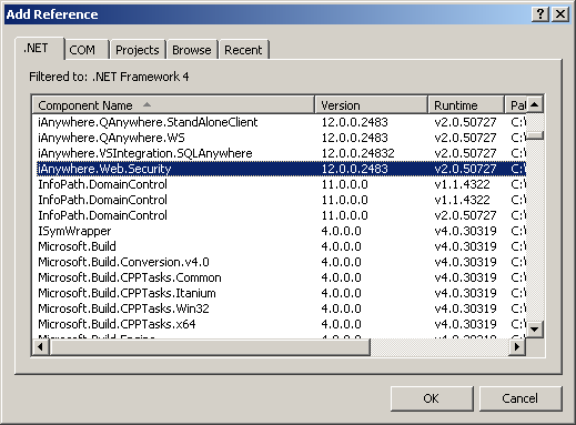 Add A Reference to SQL Anywhere ASP.NET Providers.PNG