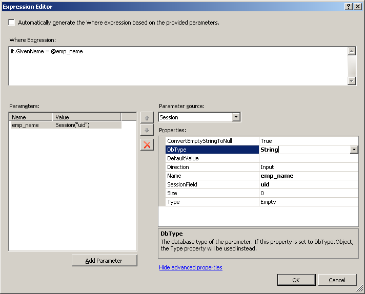 Using the Expression Editor